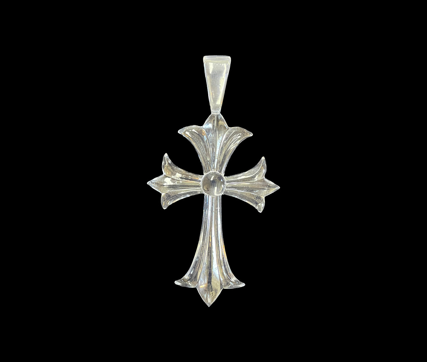 Clear Cross Pendant