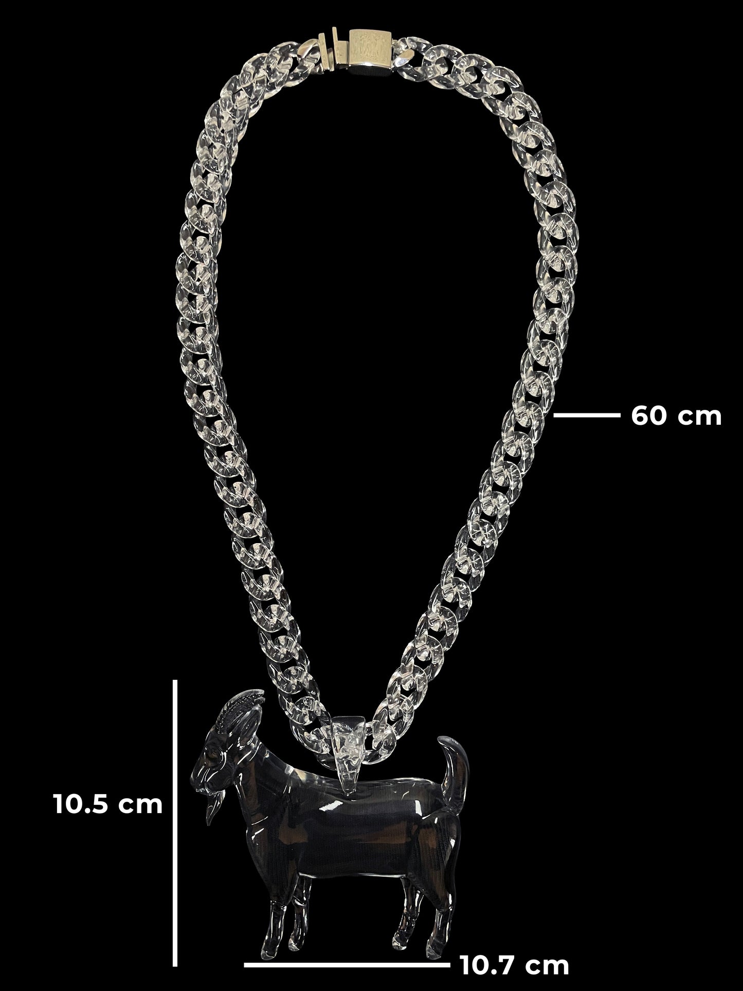Clear GOAT Pendant