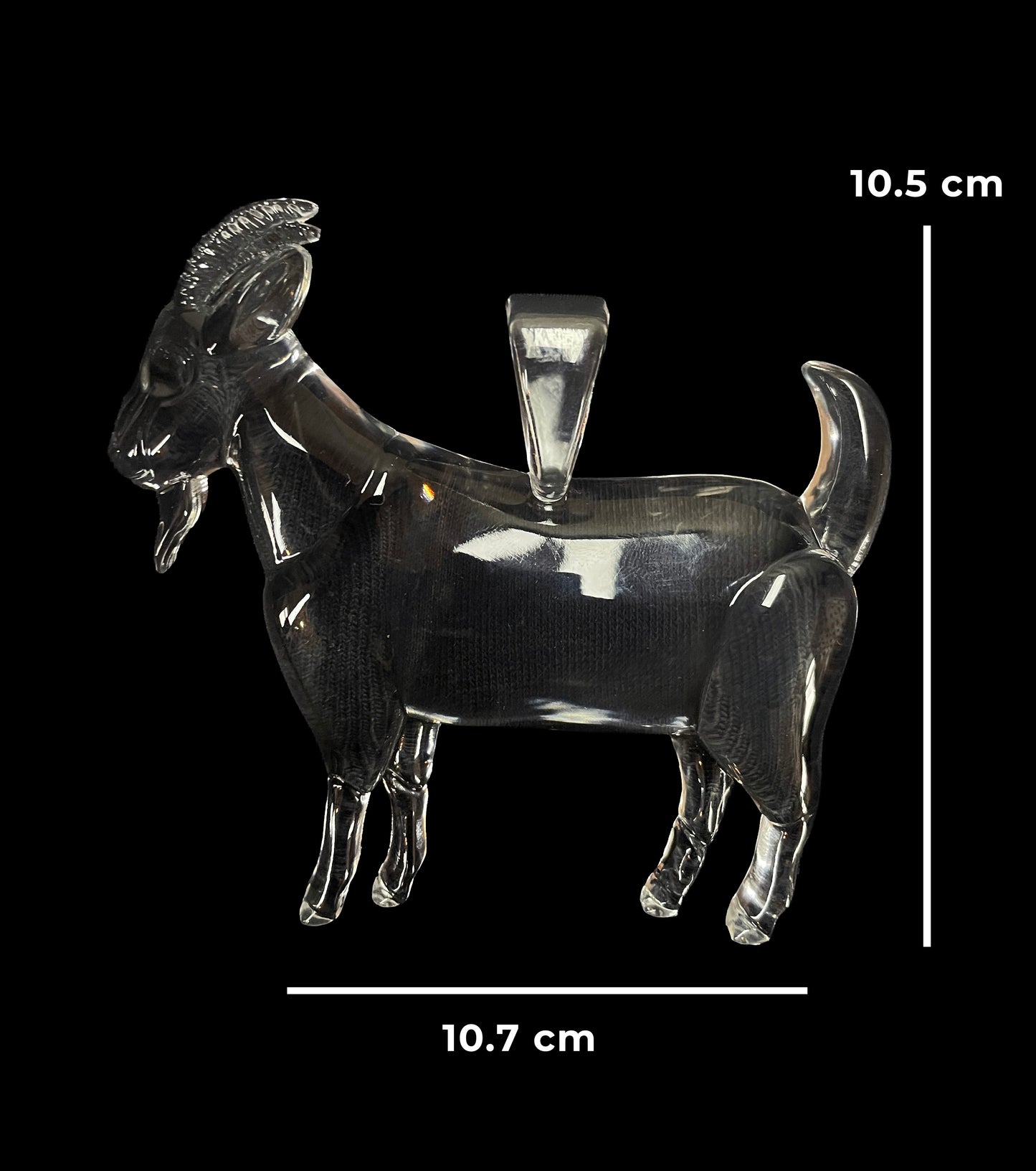 Clear GOAT Pendant