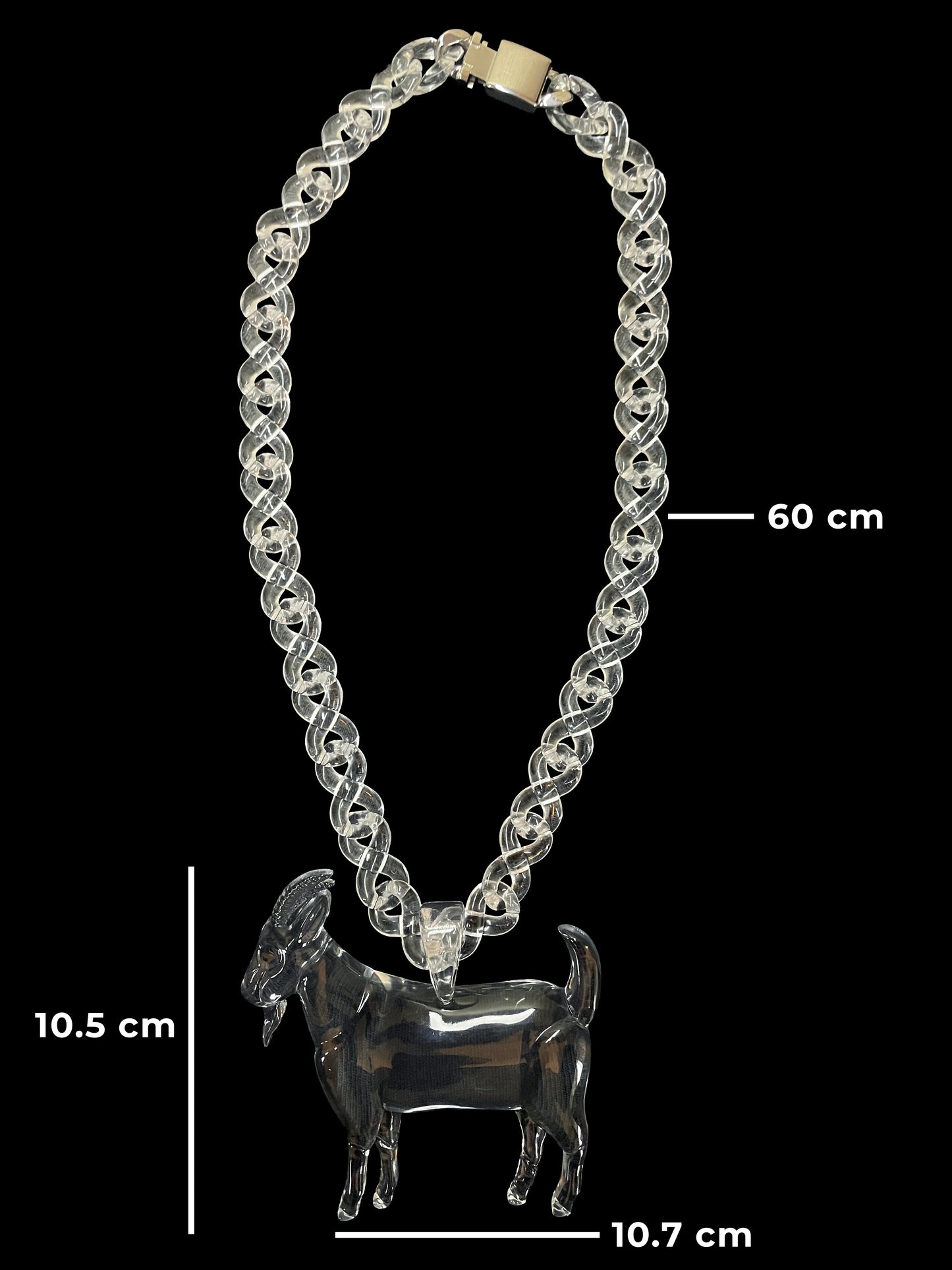 Clear GOAT Pendant