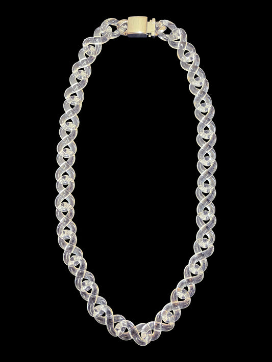 Clear Infinity Link Chain