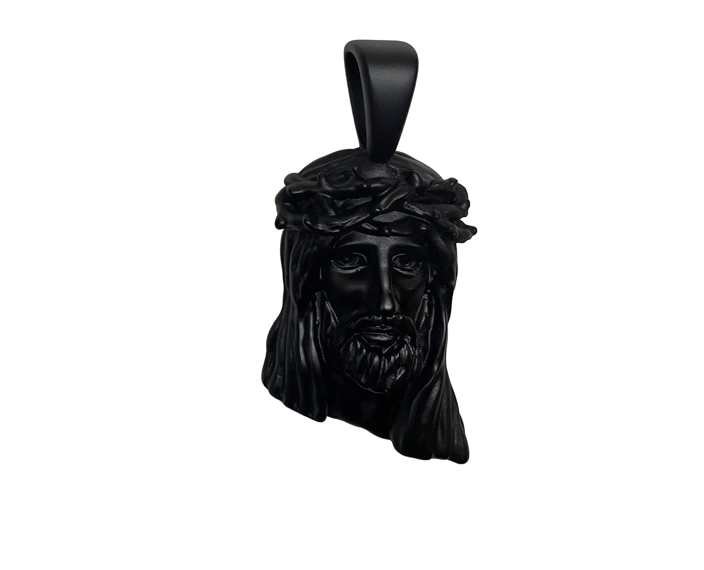 Black Jesus Piece Pendant