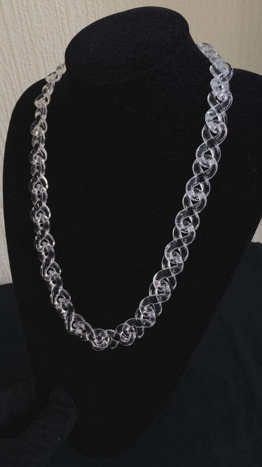 Clear Infinity Link Chain